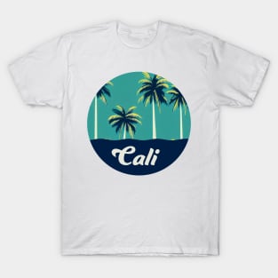 Cali || Palms Trees Over a Turquoise Sky T-Shirt